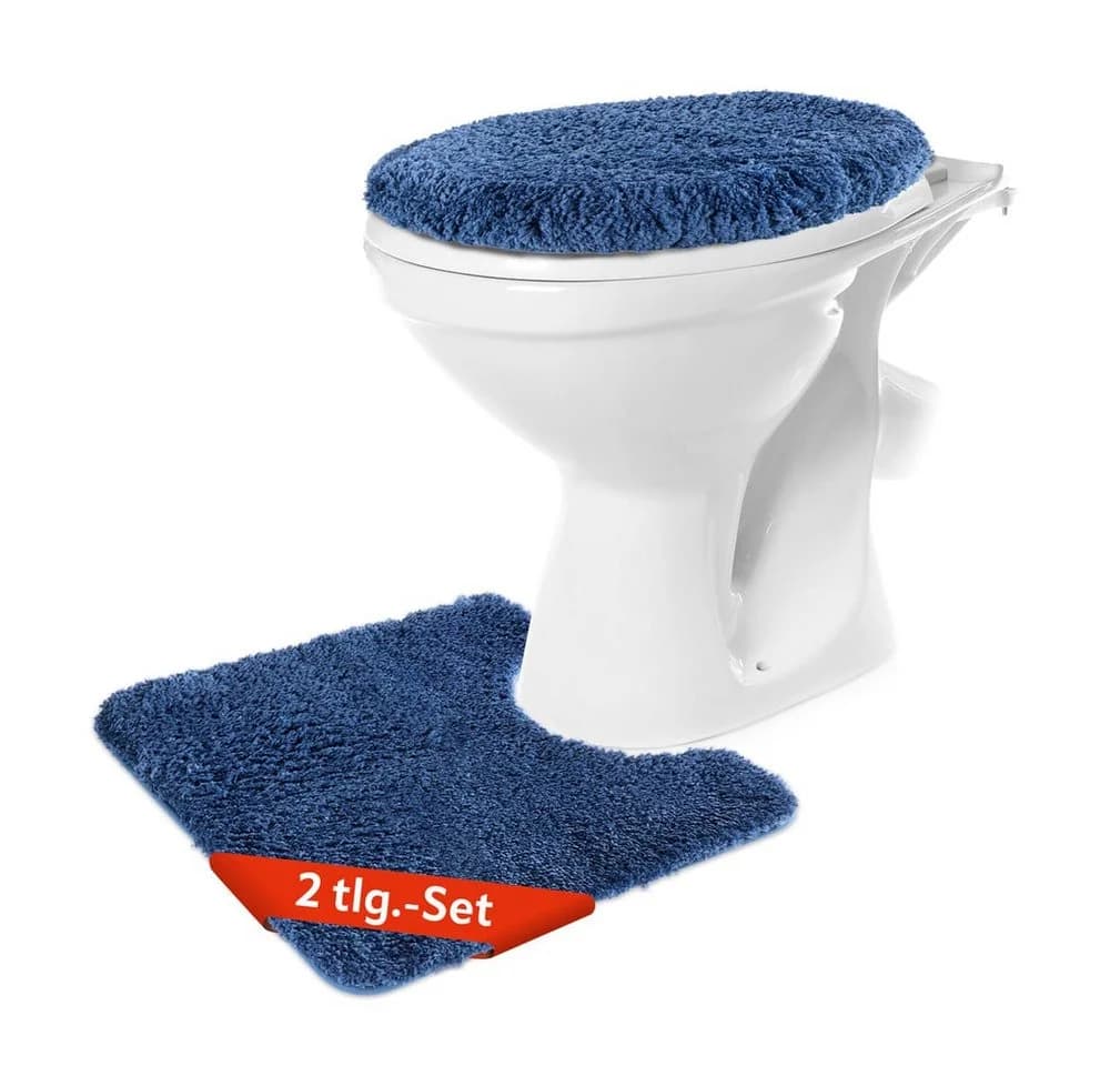 Benkstein Badematte Set 2-teilig Blau Polyester 1700g/m² - Bild 2