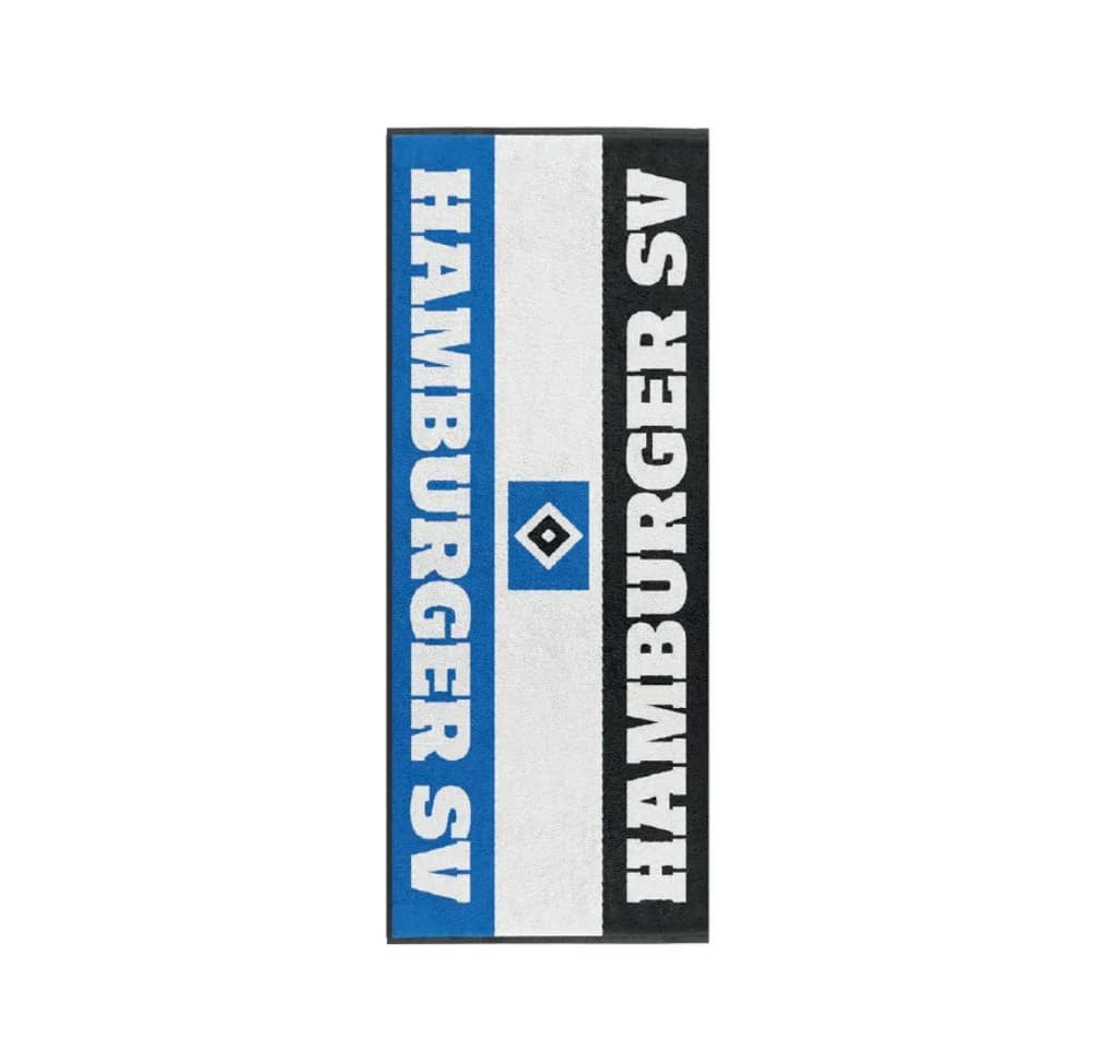Hamburger SV Badetuch Kinder Frottee Blau-Weiß-Schwarz