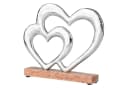 Marrakesch Orient & Mediterran Interior Herz-Dekoaufsteller Amour Silber Braun Bild 1