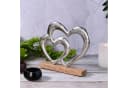 Marrakesch Orient & Mediterran Interior Herz-Dekoaufsteller Amour Silber Braun Bild 2
