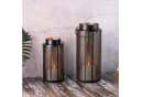 Marrakesch Orient & Mediterran Interior Kerzenlaterne Schwarz/Gold Metall Bild 1