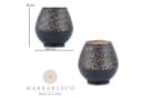 Marrakesch Orient & Mediterran Interior Kerzenlaterne Skandinavisches Design Garten Windlicht Teelichthalter Dagny Gross Bild 3
