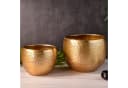 Marrakesch Orient & Mediterran Interior Übertopf Vaso da fiori Elis Gold 15 cm Bild 1
