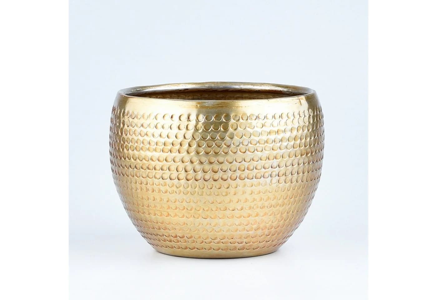 Marrakesch Orient & Mediterran Interior Übertopf Vaso da fiori Elis Gold 15 cm - Bild 2