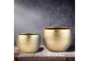 Marrakesch Orient & Mediterran Interior Übertopf Vaso da fiori Elis Gold 15 cm Bild 4