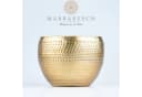 Marrakesch Orient & Mediterran Interior Übertopf Vaso da fiori Elis Gold 15 cm Bild 5