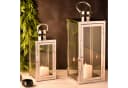 Marrakesch Orient & Mediterran Kerzenlaterne 2er Set Silber Bild 2