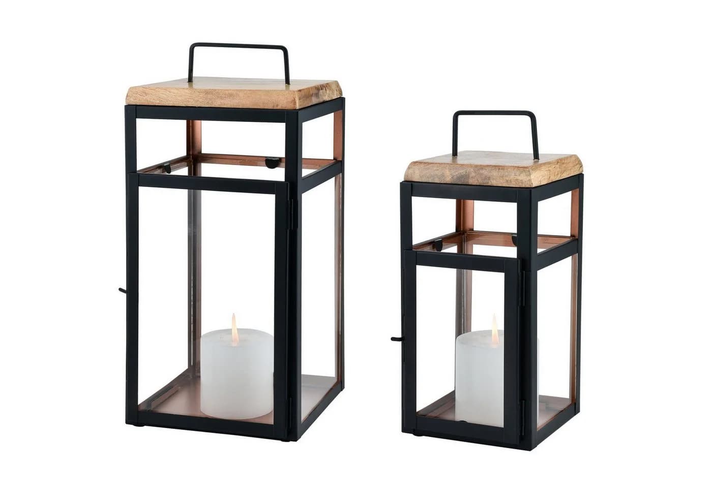 Marrakesch Orient & Mediterran Kerzenlaterne 2er Set Skandinavisches Design