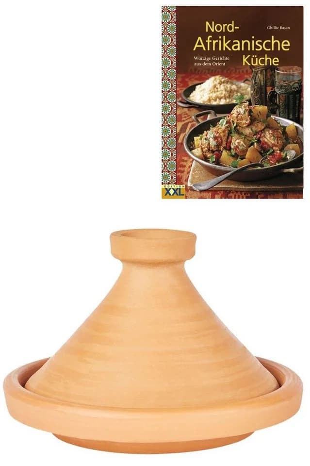 Marrakesch Orient & Mediterran Interior Tajine Aladin 26 cm Set mit Kochbuch - Bild 2