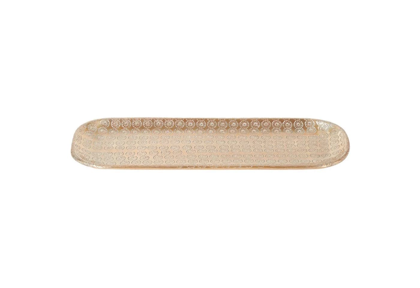 Marrakesch Orient & Mediterran Interior Dekotablett Orientalisch Gold Handarbeit
