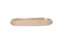 Marrakesch Orient & Mediterran Interior Dekotablett Skandinavisches Design Gold Oval Bild 1