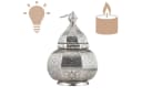 Marrakesch Orient & Mediterran Nachttischlampe Mahana Silber Bild 3