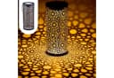 Marrakesch Orient & Mediterran Interior LED Solarleuchte 2er Set Schwarz Bild 1