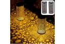 Marrakesch Orient & Mediterran Interior LED Solarleuchte 2er Set Schwarz Bild 2