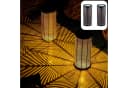 Marrakesch Orient & Mediterran Interior Solarlaterne 2er Set Schwarz Metall Bild 1