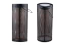 Marrakesch Orient & Mediterran Interior Solarlaterne 2er Set Schwarz Metall Bild 2