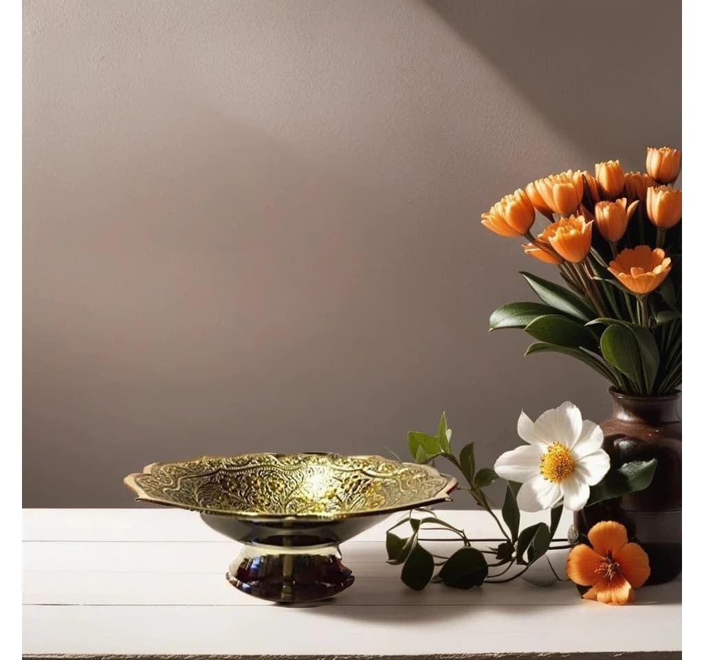 Marrakesch Orient & Mediterran Interior Dekoschale Orientalische Indische Messingschale Rayhan - Bild 3