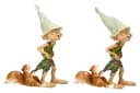 Figuren Shop GmbH Dekofigur Pixie Kobold 2er Set Bild 2