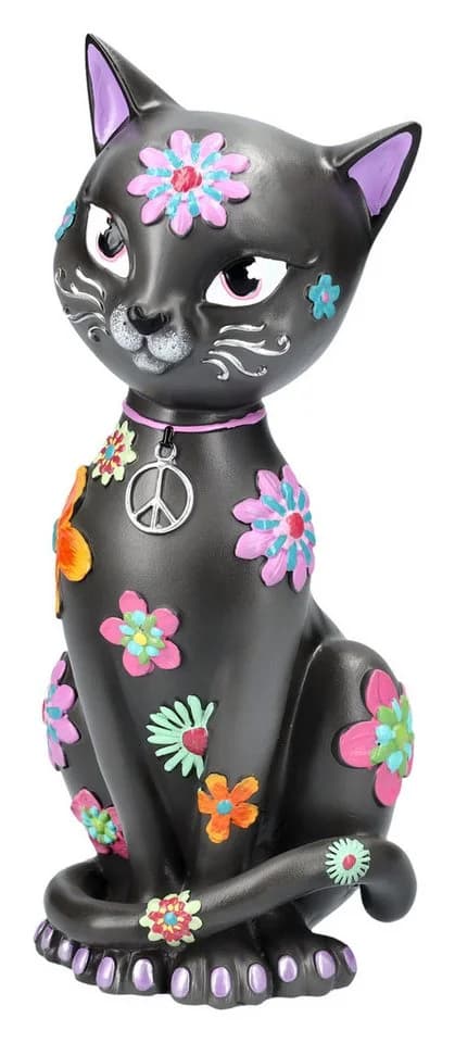 Figuren Shop GmbH Hippy Kitty Katzenfigur Polyresin - Bild 2