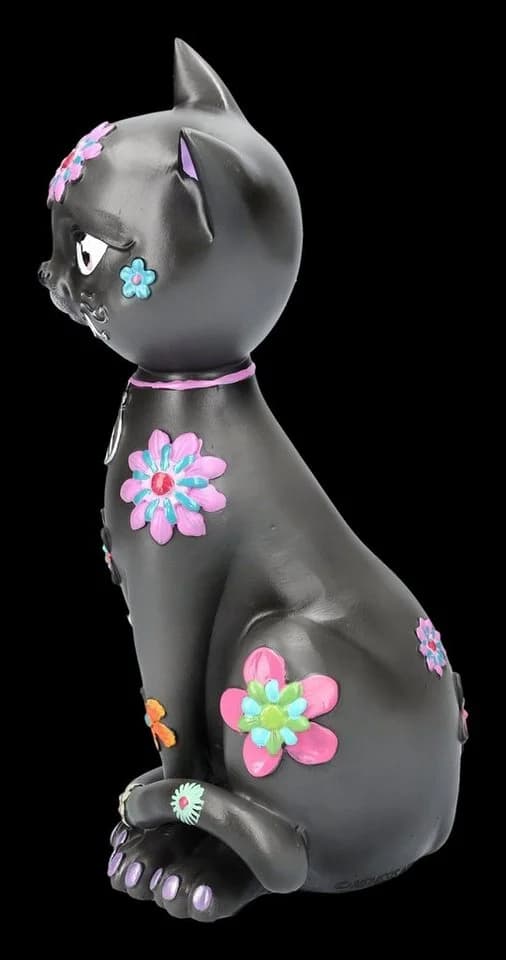 Figuren Shop GmbH Hippy Kitty Katzenfigur Polyresin - Bild 3
