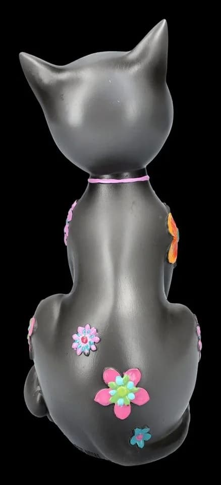 Figuren Shop GmbH Hippy Kitty Katzenfigur Polyresin - Bild 4