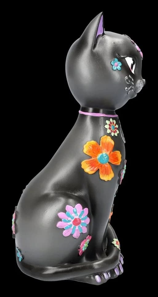 Figuren Shop GmbH Hippy Kitty Katzenfigur Polyresin - Bild 5