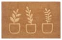 HANSE HOME Fußmatte Flowerpot Braun Kokos Rutschfest Bild 2