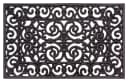 HANSE HOME Fußmatte Ornaments Schwarz Gummi Rutschfest Bild 2