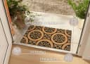 HANSE HOME Fußmatte Ornaments Braun Schwarz Kokos Rutschfest Bild 1
