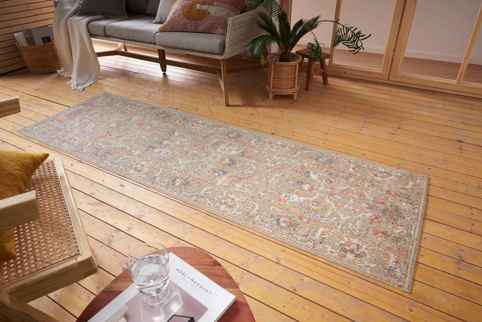 HANSE HOME Teppich Port Said Orientdesign Creme/Rot Polypropylen
