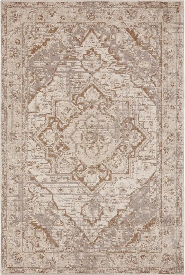 HANSE Home Teppich Sand Orientalisch Vintage Kurzflor