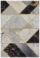 HANSE HOME Outdoorteppich Noble Schwarz/Grau/Gold Marmor-Optik Bild 1