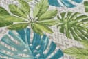 Outdoorteppich Tropical Leaves Türkis/Grün Floral Palme Bild 5