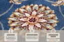 HANSE HOME Teppich Reni Orientalisch Blau Creme Kurzflor Bild 4