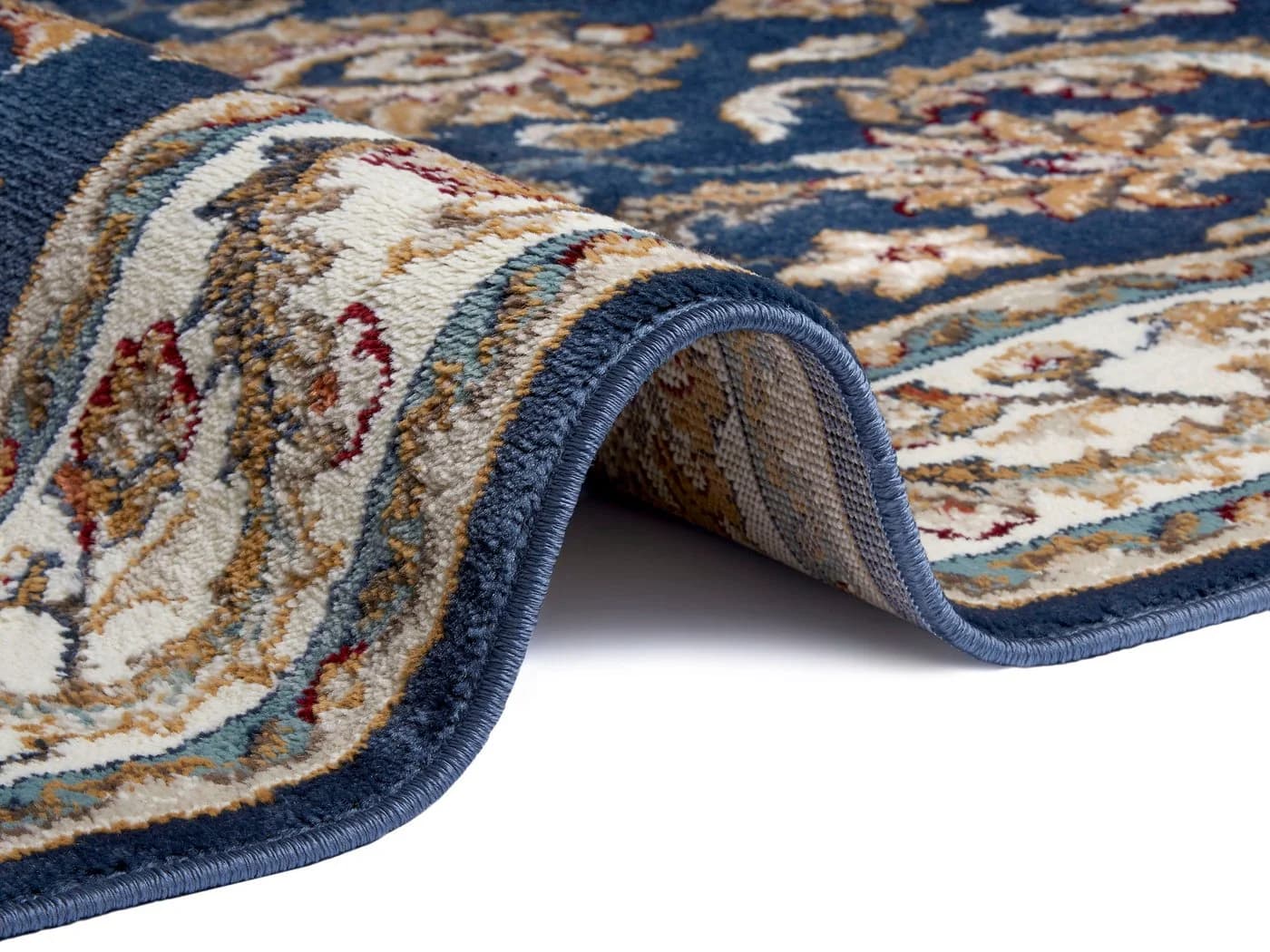 HANSE HOME Teppich Reni Orientalisch Blau Creme Kurzflor - Bild 5