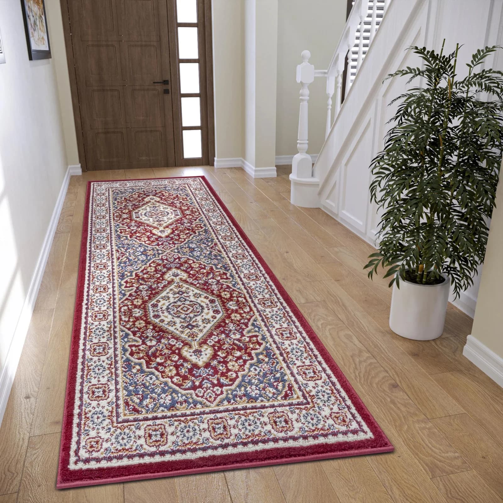 HANSE HOME Teppich Mochi Rot Orientalisch Kurzflor