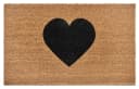 HANSE HOME Fußmatte Mix Mats Kokos Heart Braun-Schwarz Rutschfest Bild 2