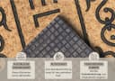 Hanse Home Fußmatte Mix Mats Gummi-Kokos Braun Modern Bild 3