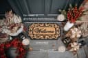 HANSE Home Fußmatte Gummi-Kokos Braided Classic Welcome Ornament Bild 1