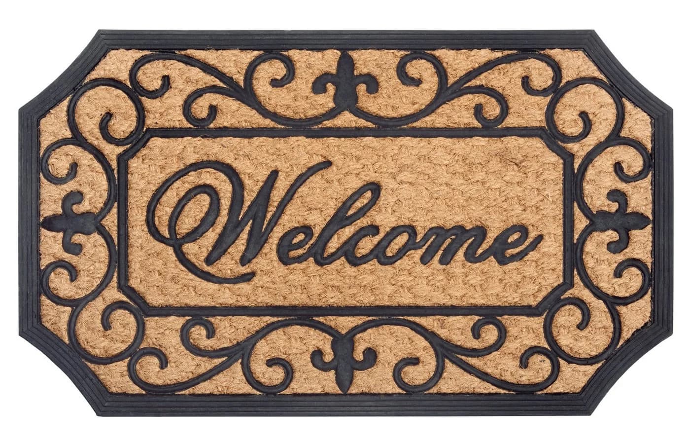HANSE Home Fußmatte Gummi-Kokos Braided Classic Welcome Ornament - Bild 2