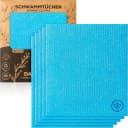 DANIHOME Schwammtuch 5er Set Sky Blue Öko-freundlich & Saugfähig Bild 2