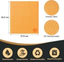 DANIHOME Schwammtuch EcoClean 5er-Set Rosa Zellstoff Baumwolle Bild 3