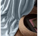 Lumaland Kuscheldecke Coral Fleece 150x200cm Hellblau Bild 4