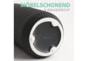 flature Tischvase Keramik 2er-Set Schwarz mit Rillen Bild 5