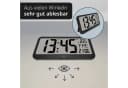 ADE Funkwanduhr Digitale Wanduhr XXL schwarz mit Alarm und Temperaturanzeige Bild 5