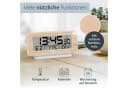 ADE Funkwecker Digital mit Beleuchtung, Temperaturanzeige und Snoozetaste Bild 1