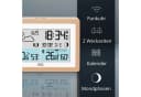 ADE Wetterstation mit Außensensor und Netzteil Funkwetterstation Vollholz Braun Bild 4