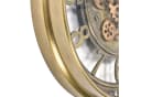 Samilito Wanduhr mit echtem Bewegungsgetriebe Zahnrädern in Gold Bild 3