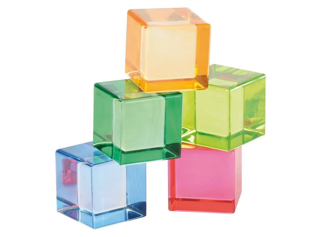 EDUPLAY Lernspielzeug 10-teilig Acryl Steine 2,5 cm