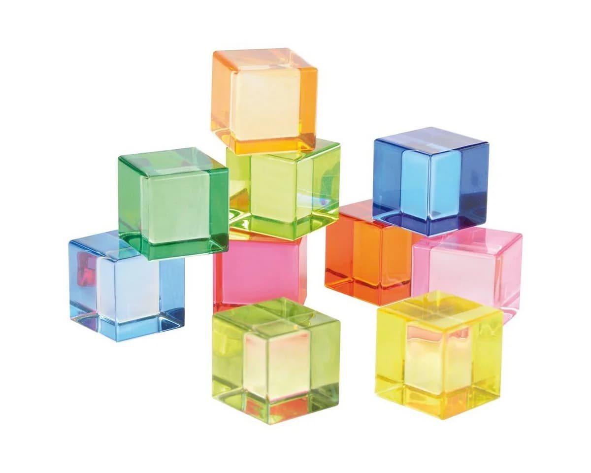 EDUPLAY Lernspielzeug 10-teilig Acryl Steine 2,5 cm - Bild 2